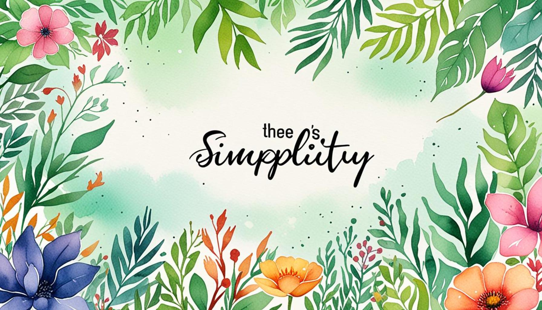 The Power of Simplicity: Creating Calm and Inspiring Environments