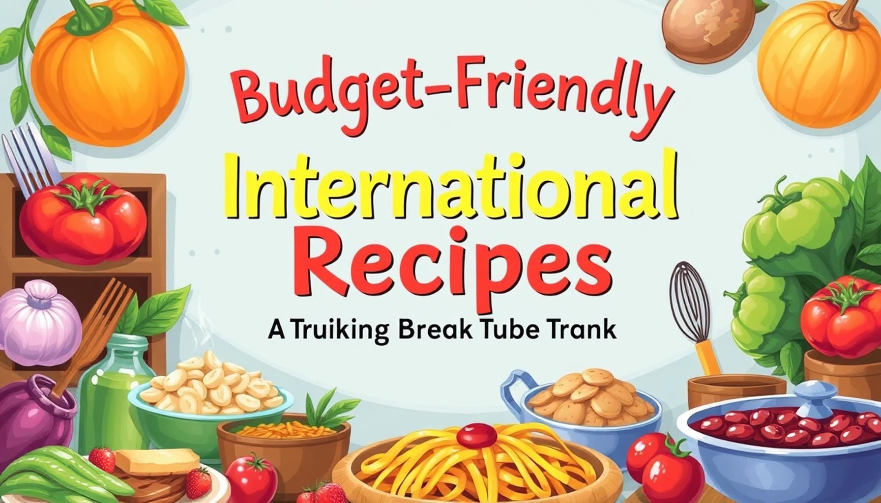 Budget-Friendly International Recipes: A Taste of the World Without Breaking the Bank