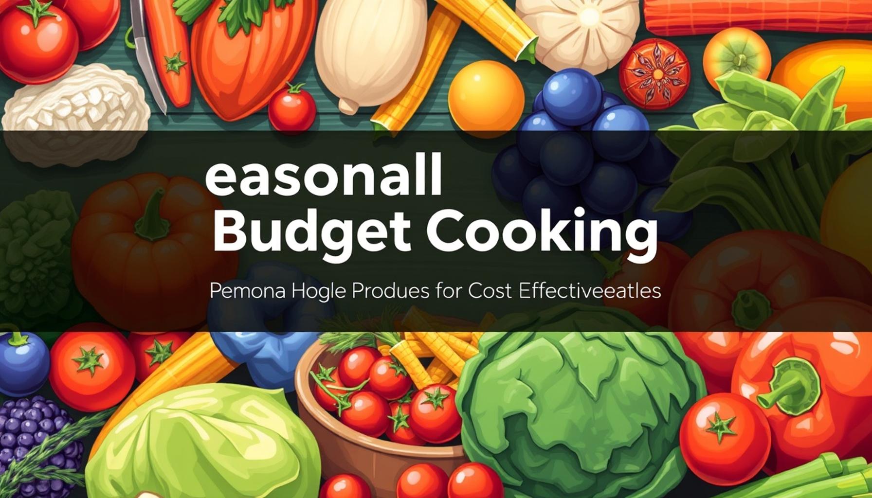 Seasonal Budget Cooking: Utilizing Fresh Produce for Cost-Effective Meals
