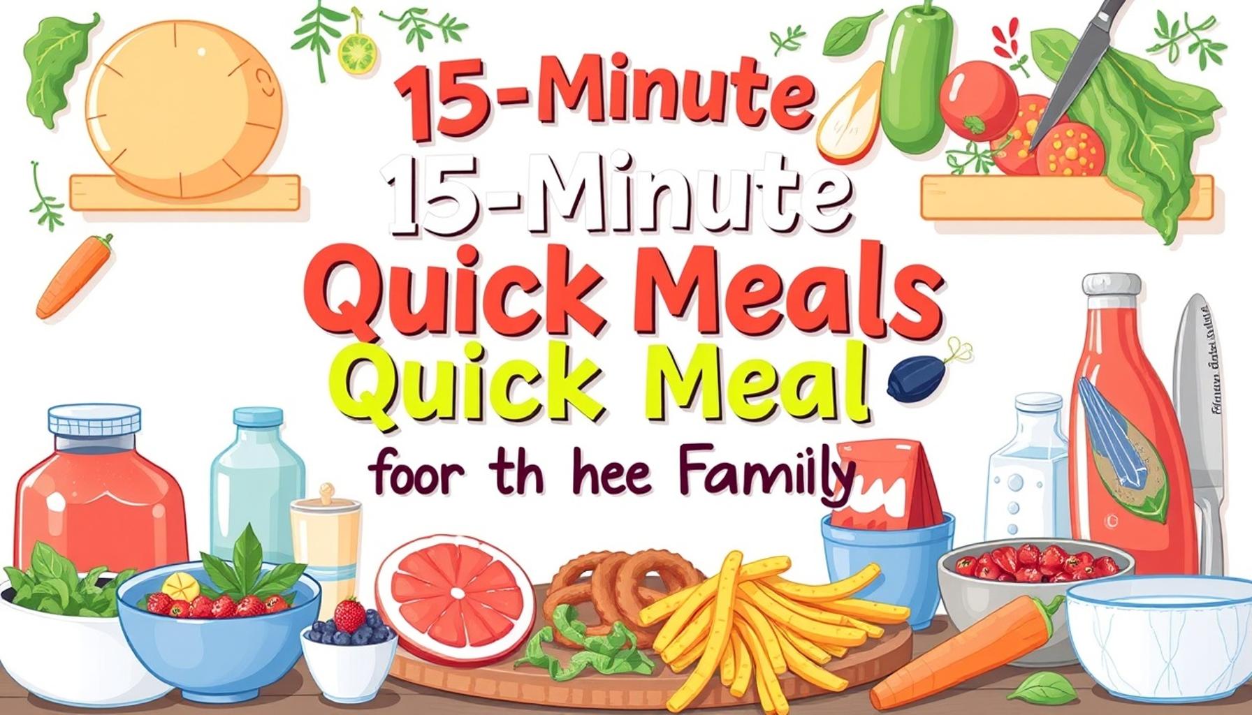 15-Minute Healthy Quick Meals for the Whole Family