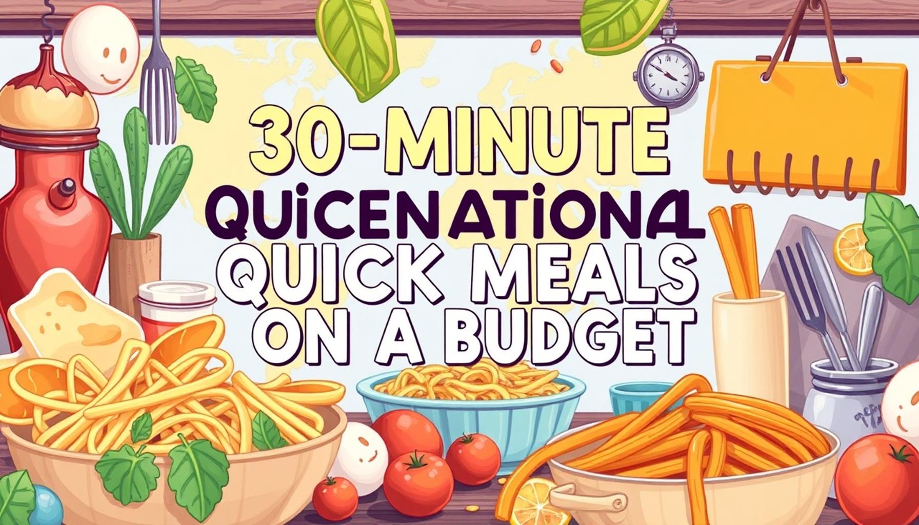 30-Minute International Quick Meals on a Budget