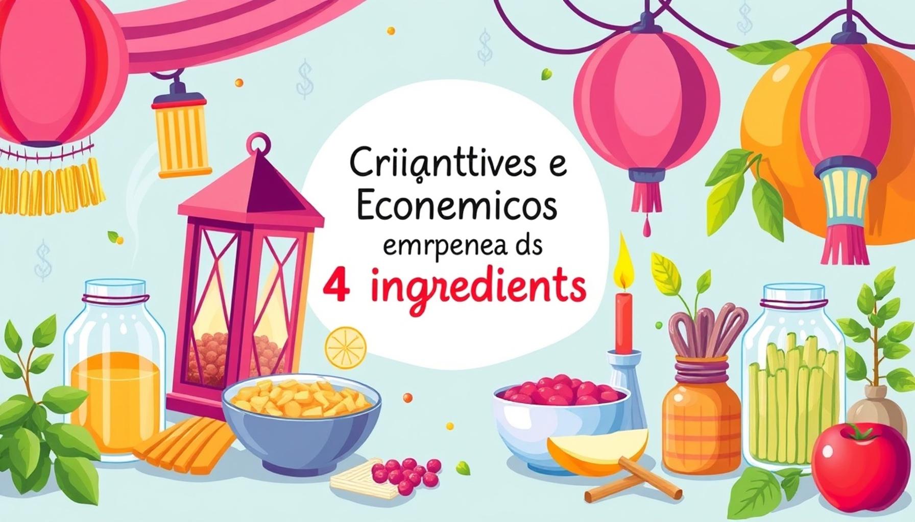 Creative and Economical Snacks with Only 4 Ingredients