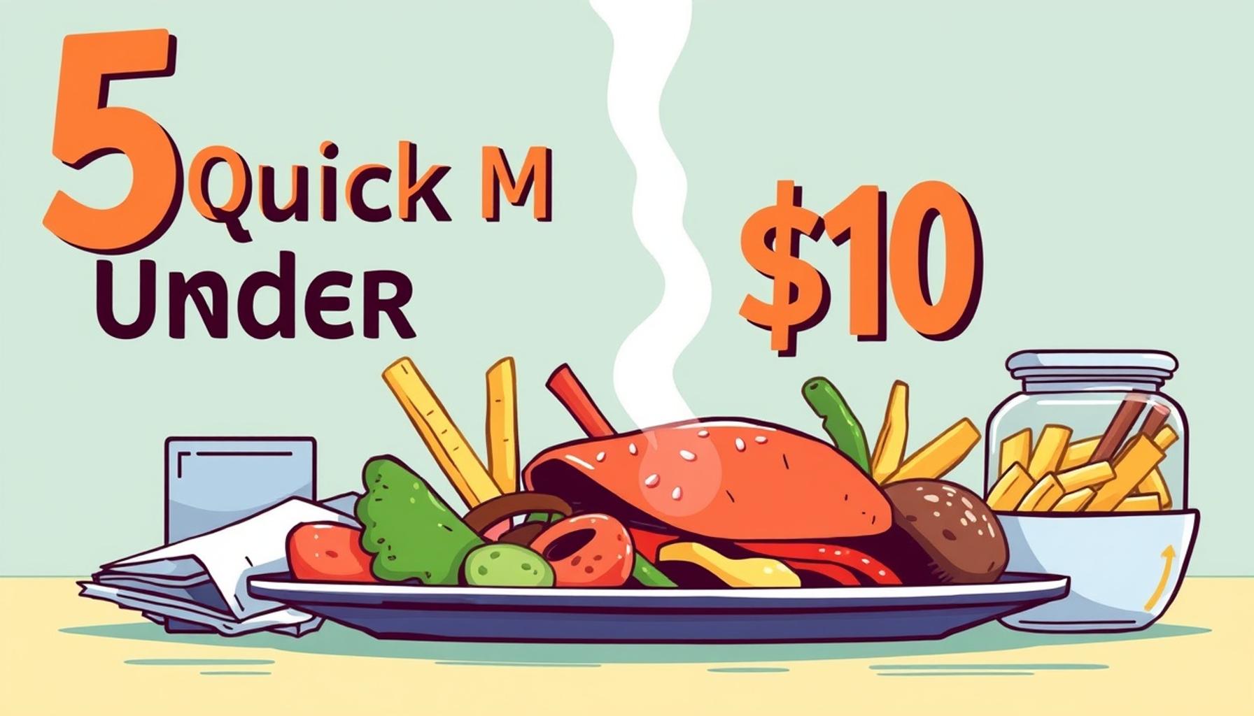 5 Quick Meals Under $10 for Busy Weeknights